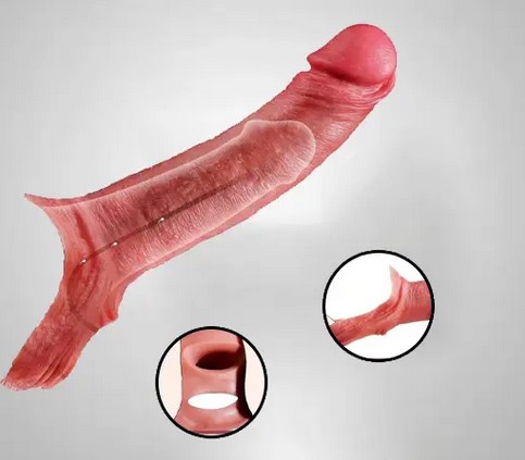 6 Inch Soft Silicone Penis Extender Sleeve with Cock Ring Body‑Safe Girth Enhancer, Water‑Based Lube Compatible, Easy Clean online 6 Inch Soft Silicone Penis Extender Sleeve with Cock Ring | Body‑Safe Girth Enhancer, Water‑Based Lube Compatible, Easy Clean