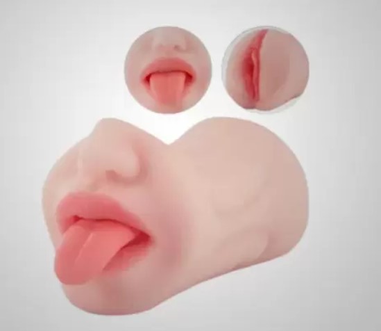 Male Masturbator Toy Double End (Mouth & Vagina) online Male Masturbator Toy Double End (Mouth & Vagina)