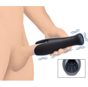 10X Vibrating Silicone Stroker