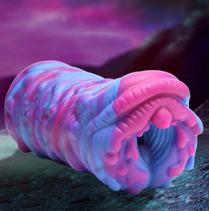 Cyclone 6.5-Inch-Deep Squishy Silicone Alien Pussy Stroker