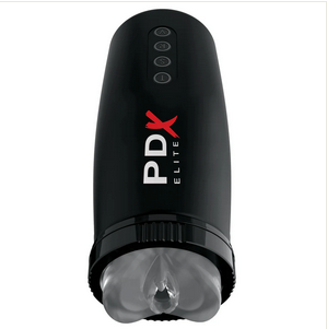 PDX Elite Moto-Bator Masturbator 2 - Clear/Black | Pipedream