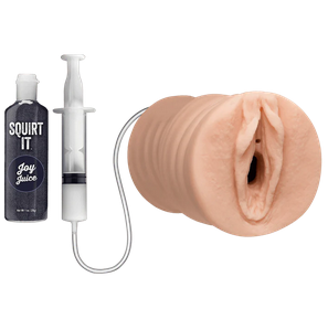 Squirt It - Squirting Pussy Stroker With Joy Juice - Vanilla